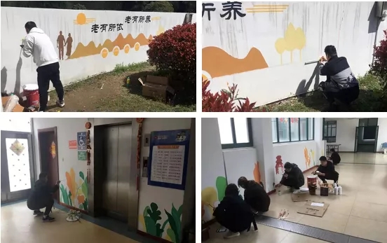 南京藝之行畫室&江寧區(qū)湯山街道開展“情系雷鋒月，愛繪敬老院”學雷鋒活動！圖二